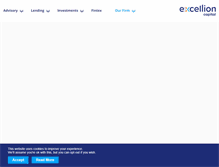 Tablet Screenshot of excellioncapital.com